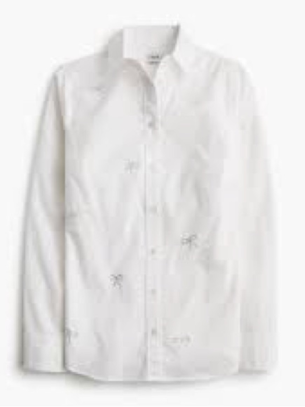 J. Crew Jeweled-bow button-up shirt - Picture 3 of 6